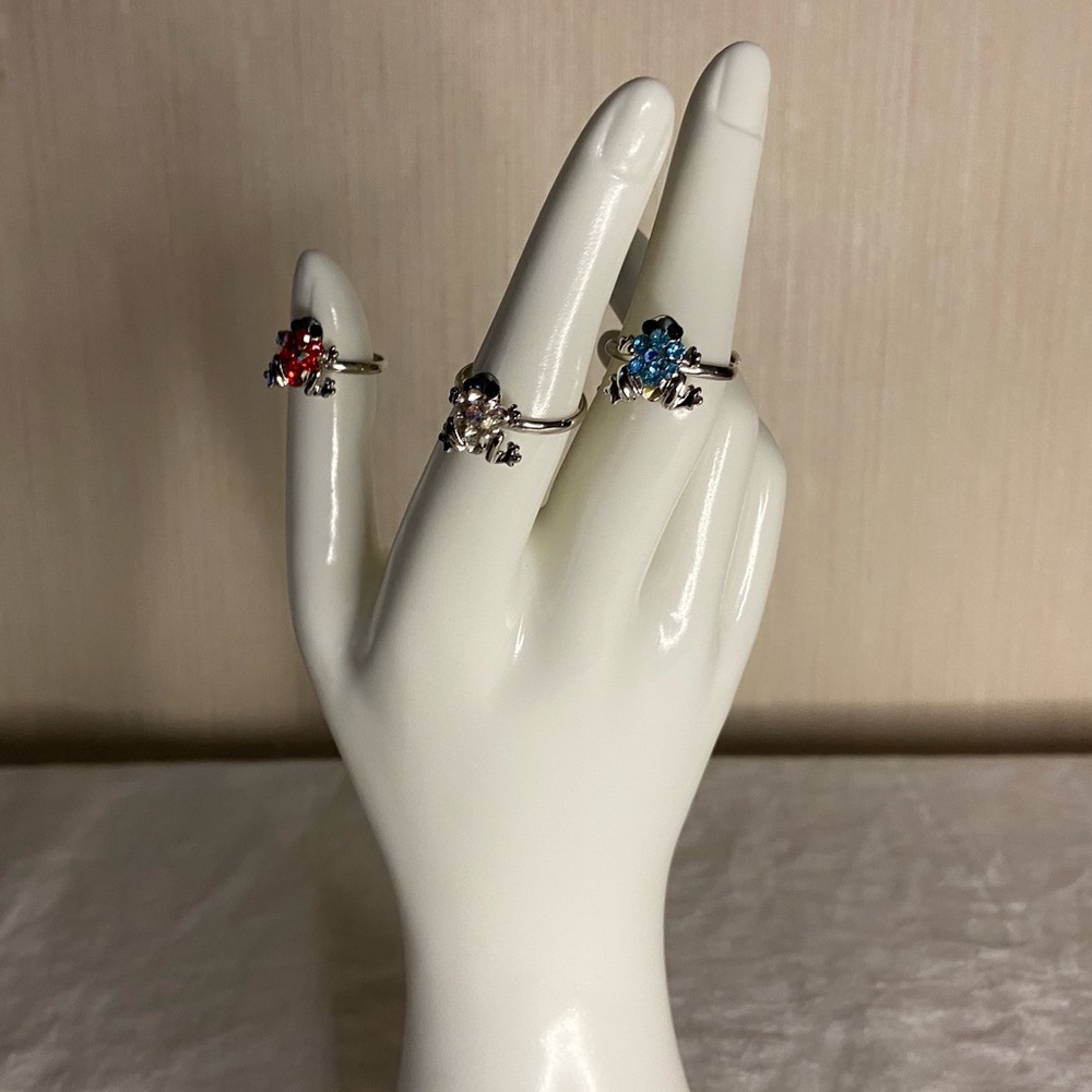 Crystal Frog Rings - Picture 3 of 7